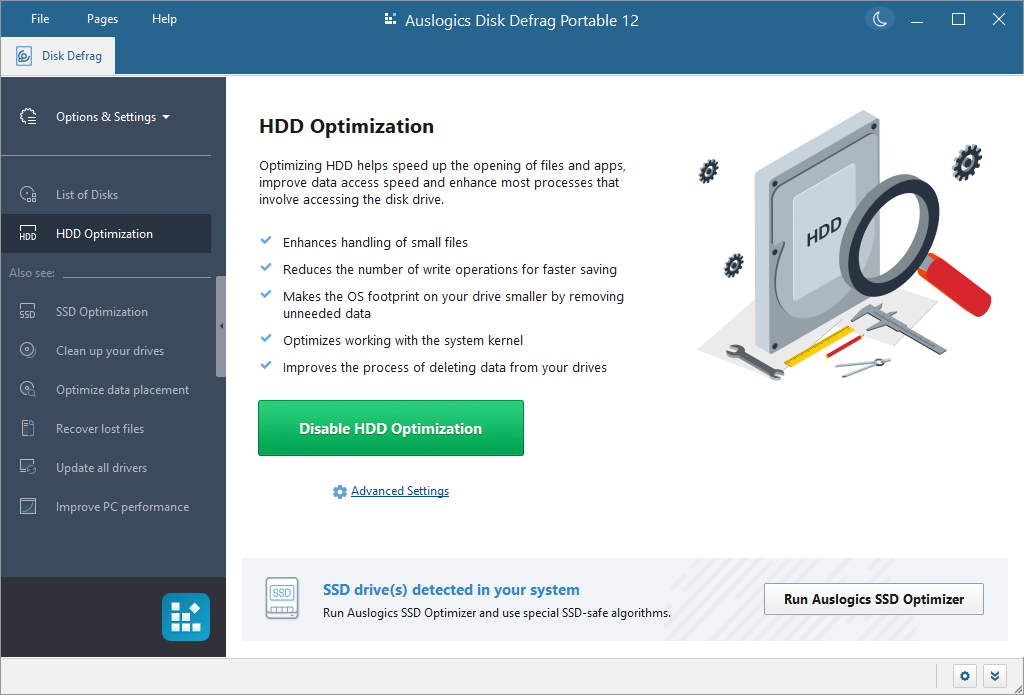 Auslogics Disk Defrag v3.6.0.0/12.1.0.0 磁盘碎片整理工具 专业版便携版 汉化版 多版本合集 截图