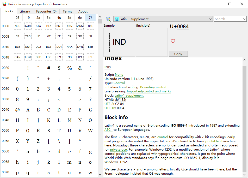 Unicodia-w64-3.0.4 Unicode字符查询工具 64位版  安装版便携版 程序员设计师必备字符映射工具 